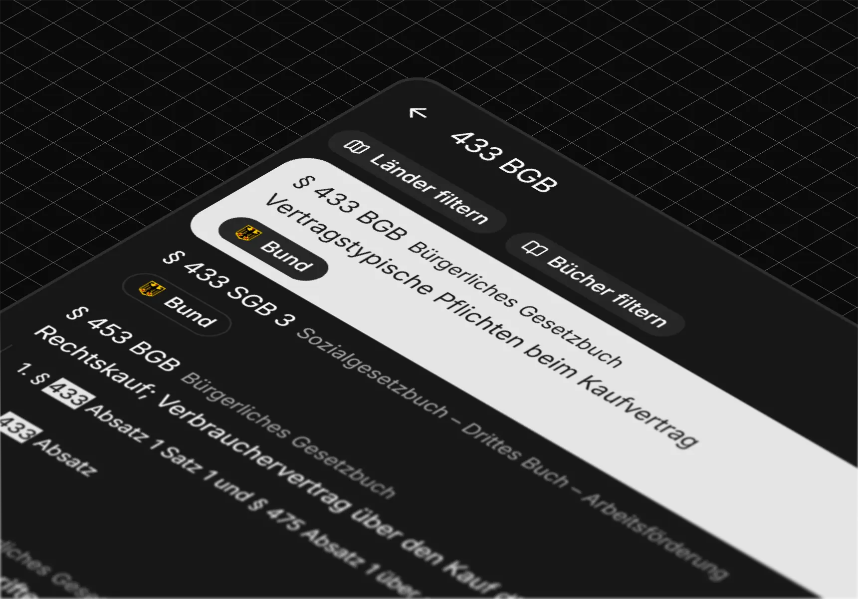 Eine Suche nach „433 BGB“.